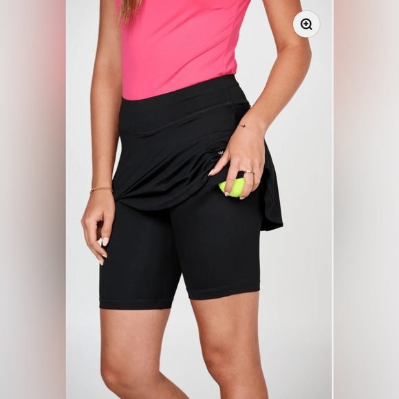 Sofibella Black Tennis Skort with Built-in Shorts Size 1X / XL - Picture 1 of 8